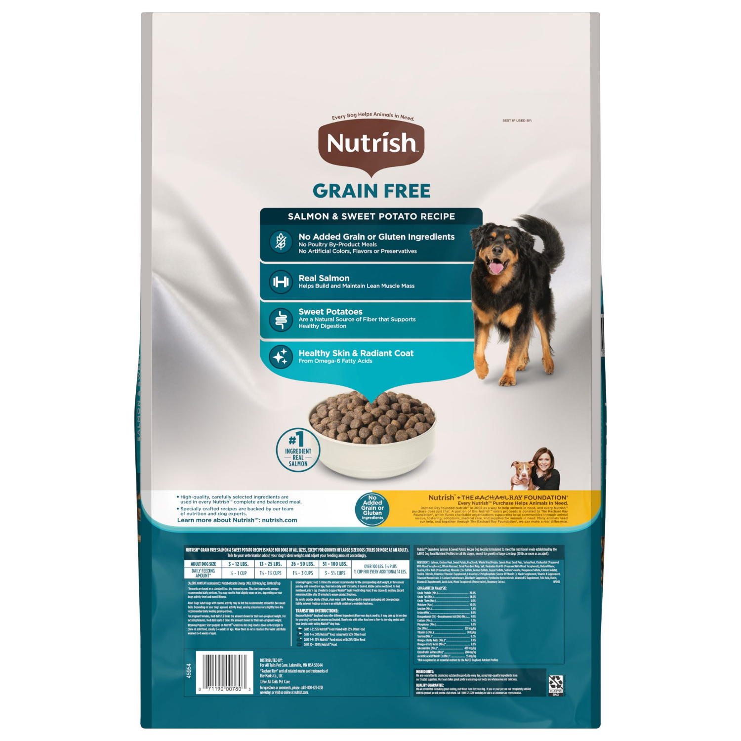 slide 2 of 8, Rachael Ray Nutrish Dog Food, Salmon, 23 lb