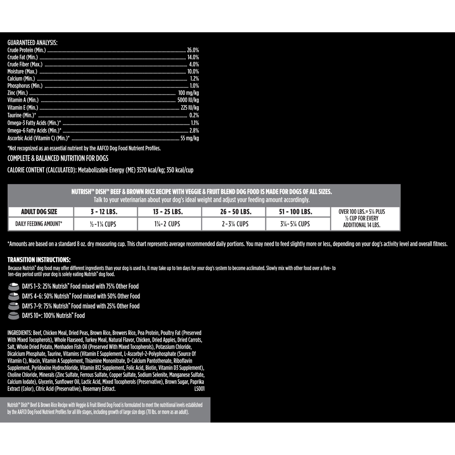 slide 8 of 8, 1/23Lb Rrntsh Dsh Beef And Brn Rice Ddf, 368 oz