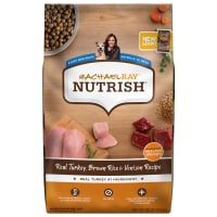 slide 7 of 29, Rachael Ray Nutrish Real Turkey, Brown Rice and Venison Recipe, Dry Dog Food, 26 lb. Bag, 26 lb