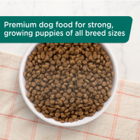 slide 6 of 21, Rachael Ray Nutrish Bright Puppy Real Chicken & Brown Rice Recipe Dry Dog Food, 14 lb. Bag, 14 lb