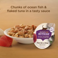 slide 12 of 21, Rachael Ray Nutrish Natural Wet Cat Food, Grain Free, Ocean Fish-A-Licious tub, 2.8 oz
