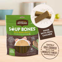 slide 15 of 21, Rachael Ray Nutrish Soup Bones With Bone Broth Dog Chews With Savory Chicken, 5 Dog Chews, 10.3 oz