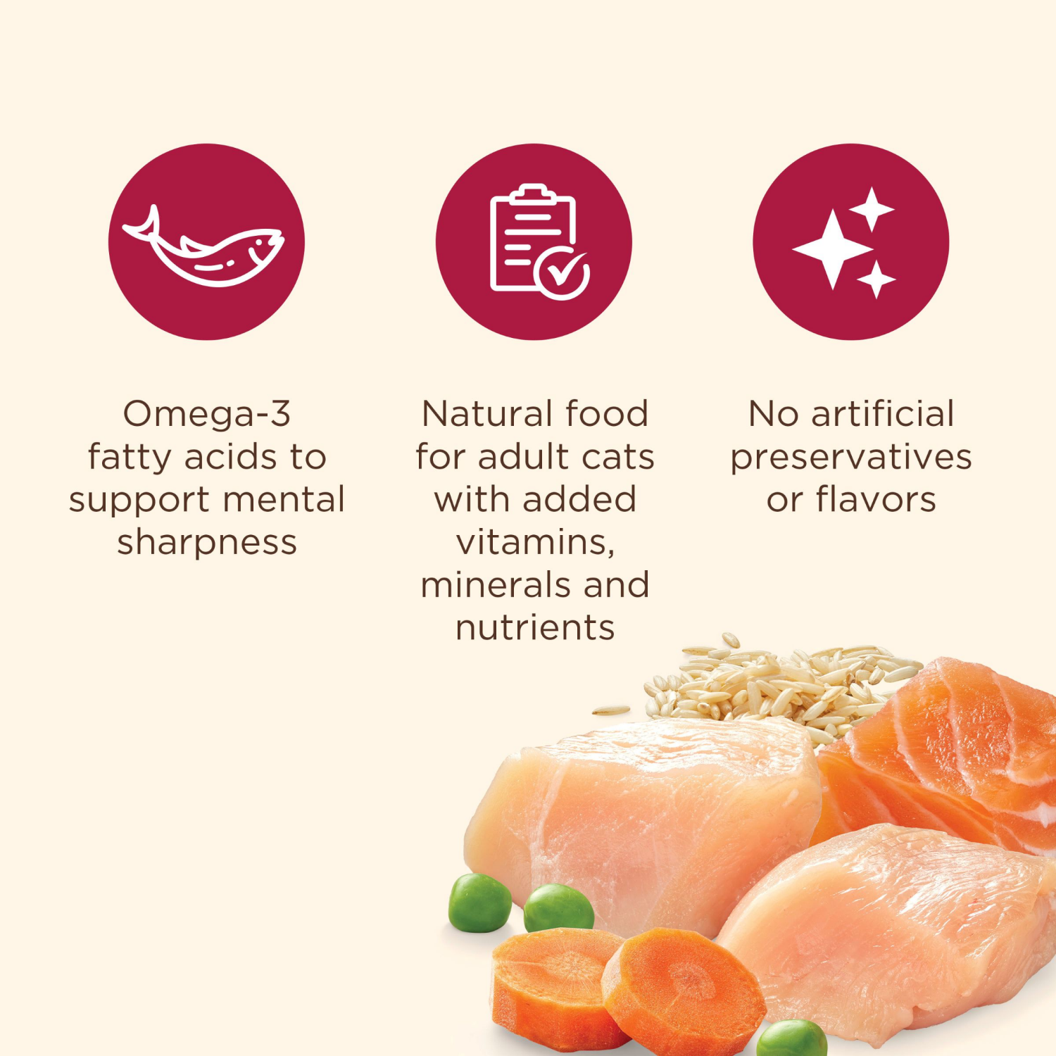 slide 8 of 8, 1/13Lb Rrntsh Ev Dgstn Chkn Brn Rice Salmon Veg, 13 lb