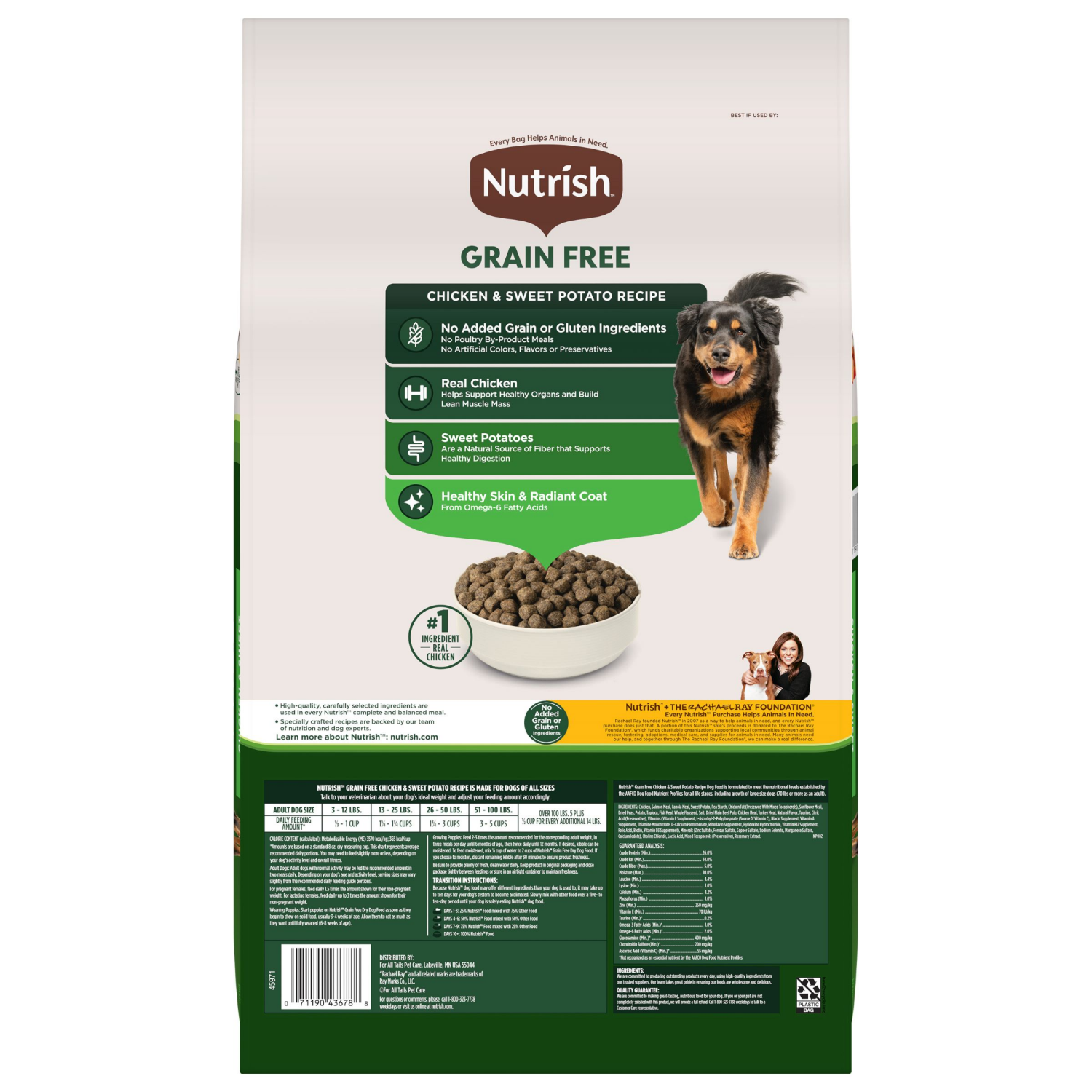 slide 2 of 8, Nutrish Grain Free Chicken and Sweet Potato Recipe Dry Dog Food - 13lbs, 13 fl oz