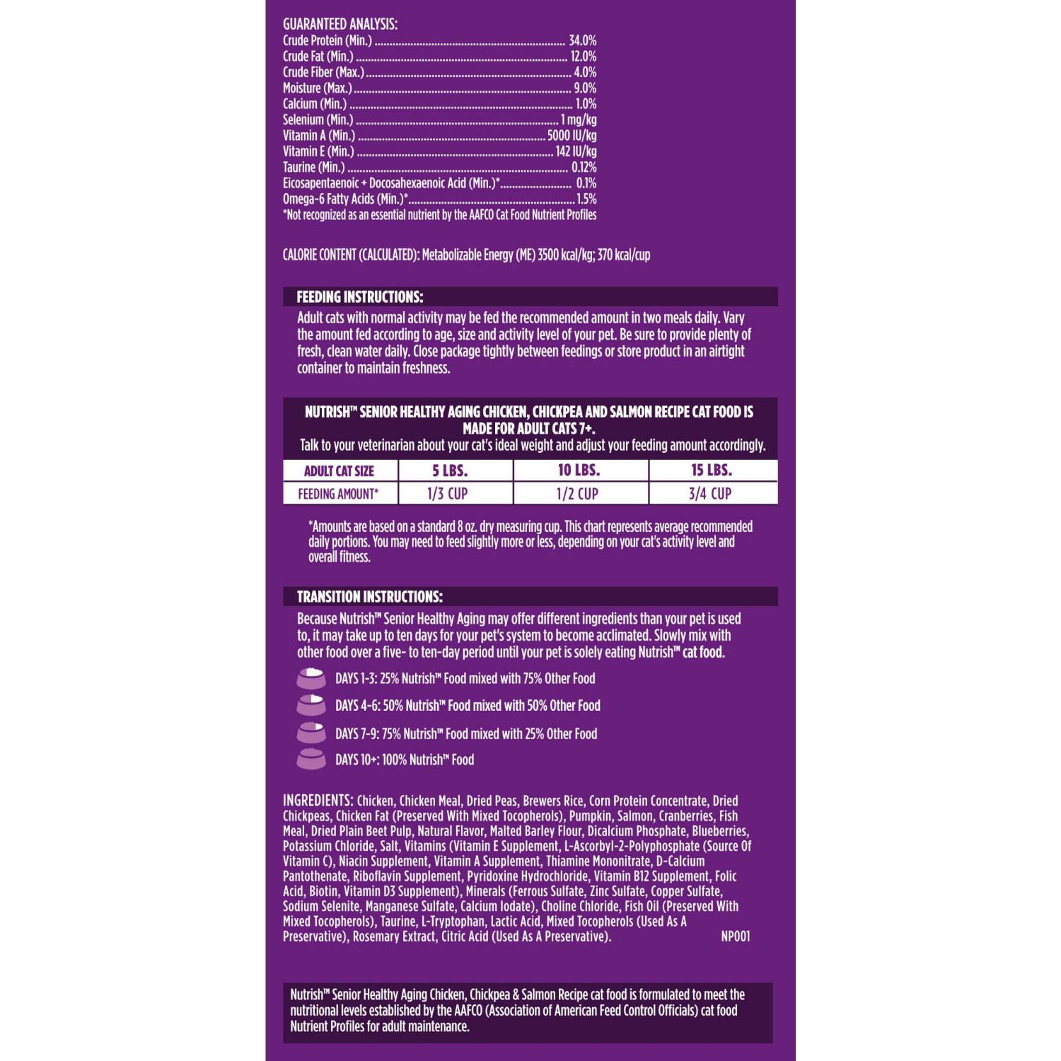 slide 6 of 8, 1/13Lb Rrntsh Snr Hlth Chkn Salmon Chckps, 13 lb