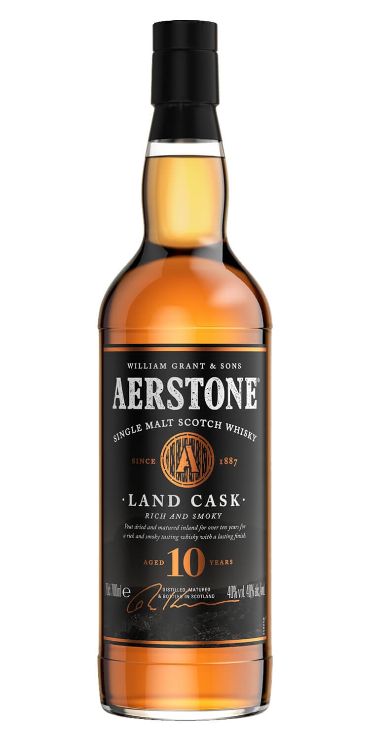 slide 1 of 1, Aerstone 10 Year Land Cask Scotch, 750 ml