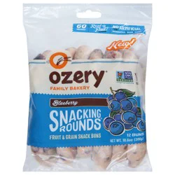 Ozery Bakery Fruit & Grain Blueberry Snacking Rounds 12 ea