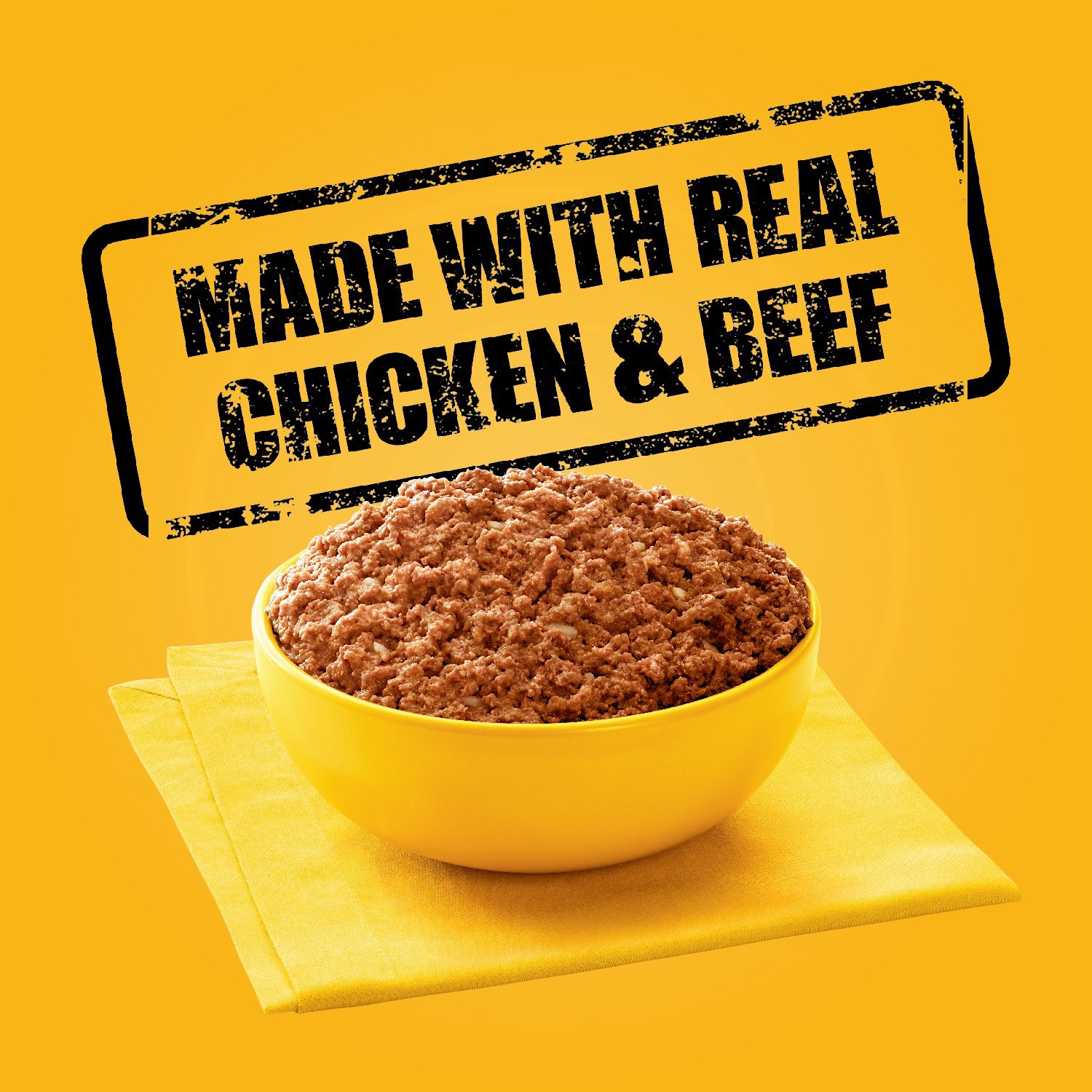 slide 5 of 5, Pedigree Chopped Ground Dinner Wet Dog Food with Chicken & Beef Puppy - 13.2oz, 13.2 oz