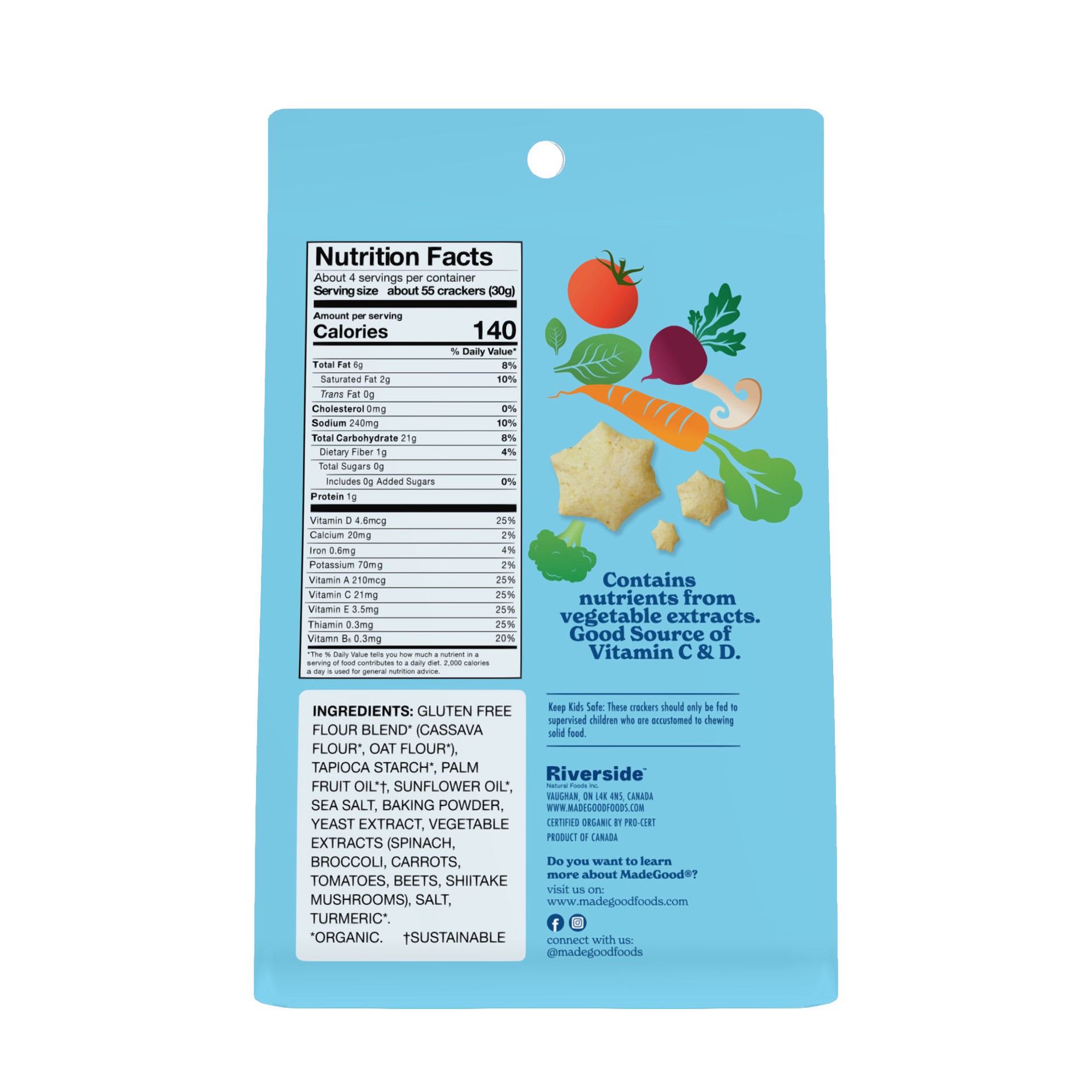 slide 2 of 7, MadeGood Star Puffed Crackers 4.26 oz, 4.26 oz