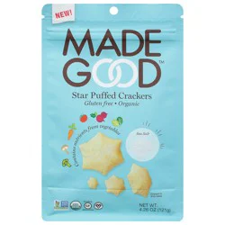 MadeGood Star Puffed Crackers 4.26 oz