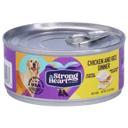 A Strong Heart Chicken and Rice Dinner Dog Food 5.5 oz