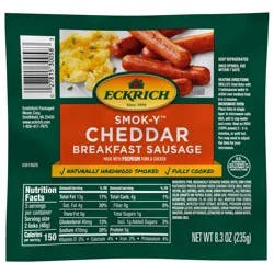 Eckrich Smok-Y Cheddar Breakfast Sausage Links 8.3 oz