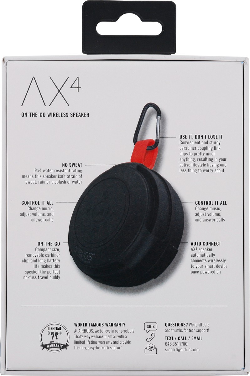 slide 6 of 9, Airbuds AX4 On-the-Go Wireless Speaker 1 ea Box, 1 ct