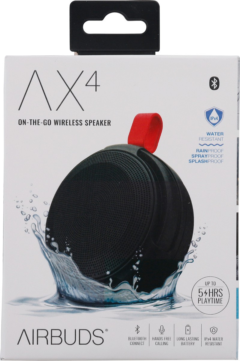slide 4 of 9, Airbuds AX4 On-the-Go Wireless Speaker 1 ea Box, 1 ct