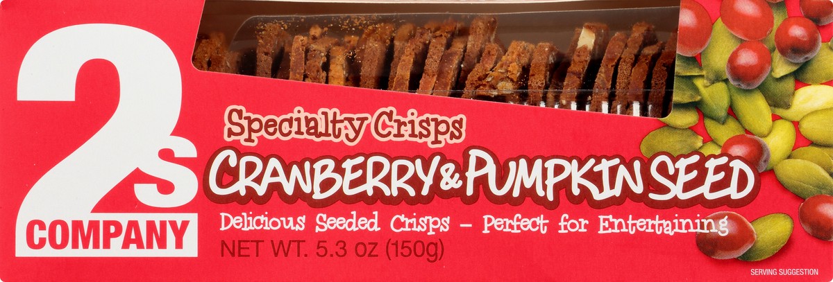 slide 4 of 13, 2S Company Cranberry/Pumpkin Cracker, 5.3 oz