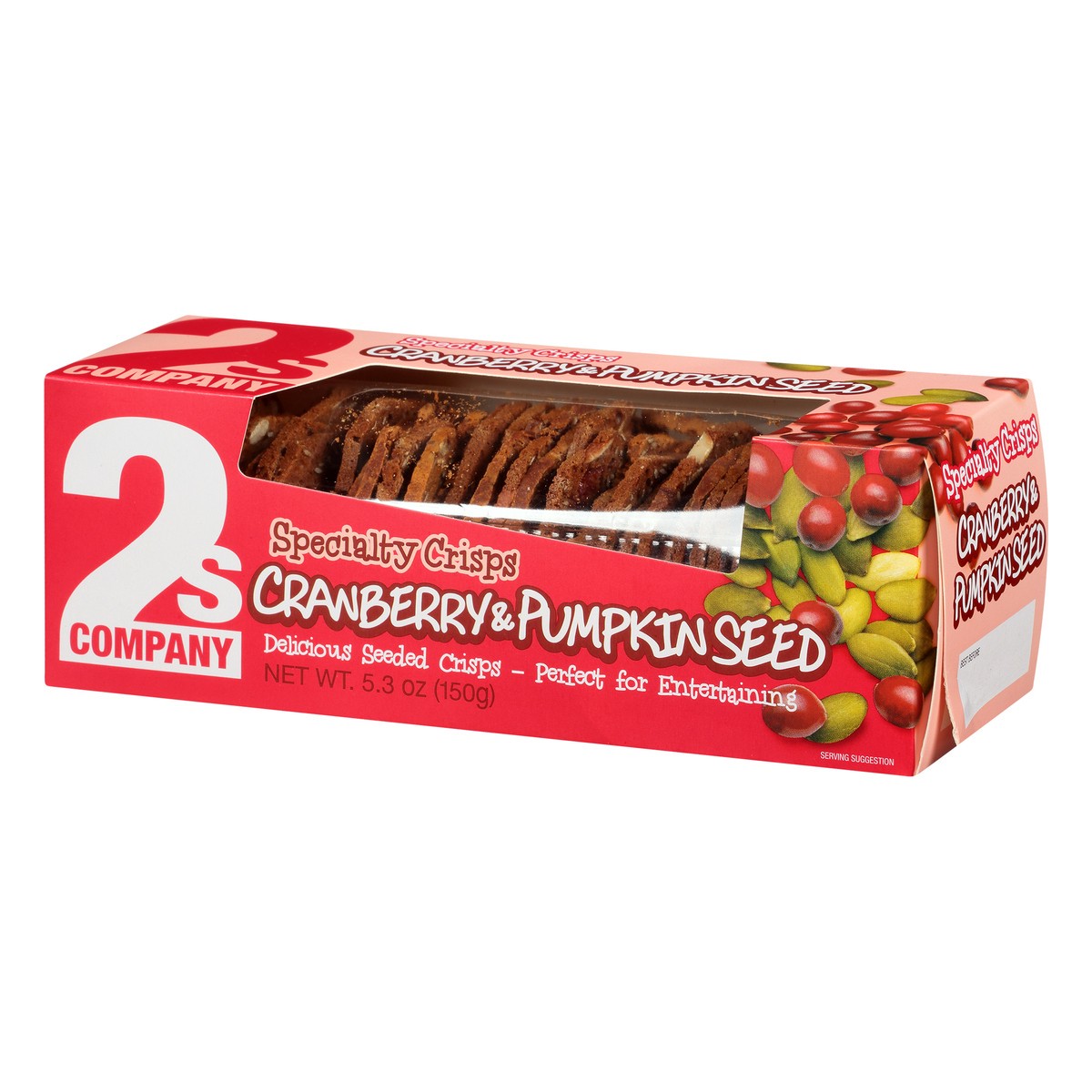 slide 5 of 13, 2S Company Cranberry/Pumpkin Cracker, 5.3 oz