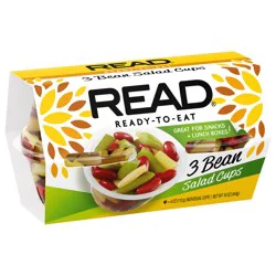 READ 3 Bean Salad Cups, 4 oz Cup, 4-Pack