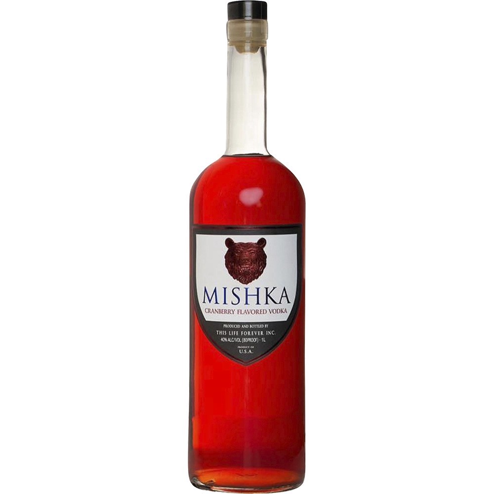 slide 1 of 1, Mishka Cranberry Vodka, 1 liter