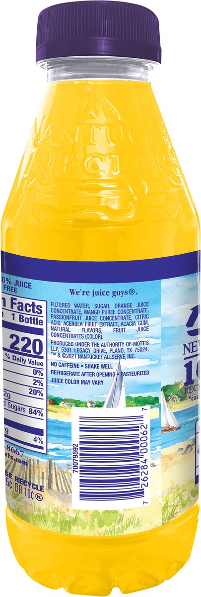 slide 3 of 7, Nantucket Nectars Orange Mango, 15.9 fl oz bottle, 15.9 fl oz