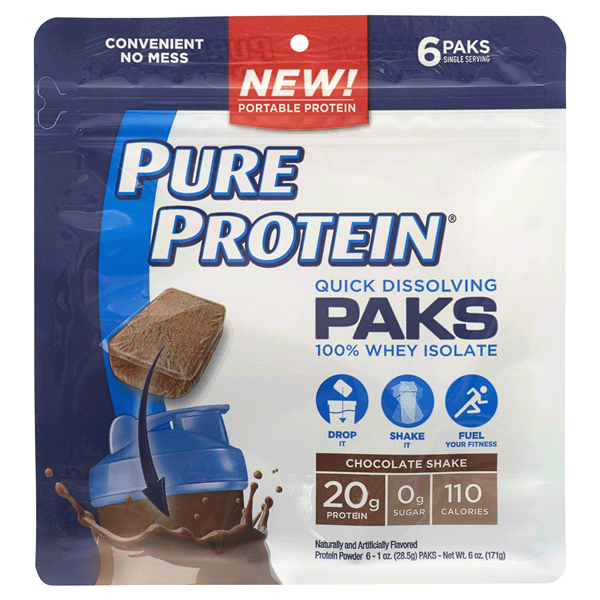 slide 1 of 1, Pure Protein Protein Powder 6 ea, 6 ct