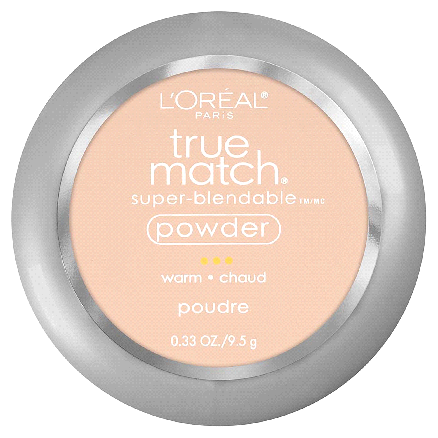 slide 1 of 2, L'Oréal L'Oreal Paris True Match Makeup Super Blendable Oil-Free Pressed Powder - W1 Porcelain - 0.33oz, 0.33 oz
