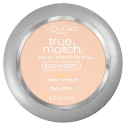 L'Oréal L'Oreal Paris True Match Makeup Super Blendable Oil-Free Pressed Powder - W1 Porcelain - 0.33oz