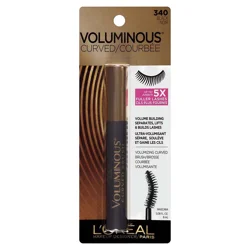 L'Oréal Voluminous Curved Brush Mascara - 340 Black - 0.28 fl oz