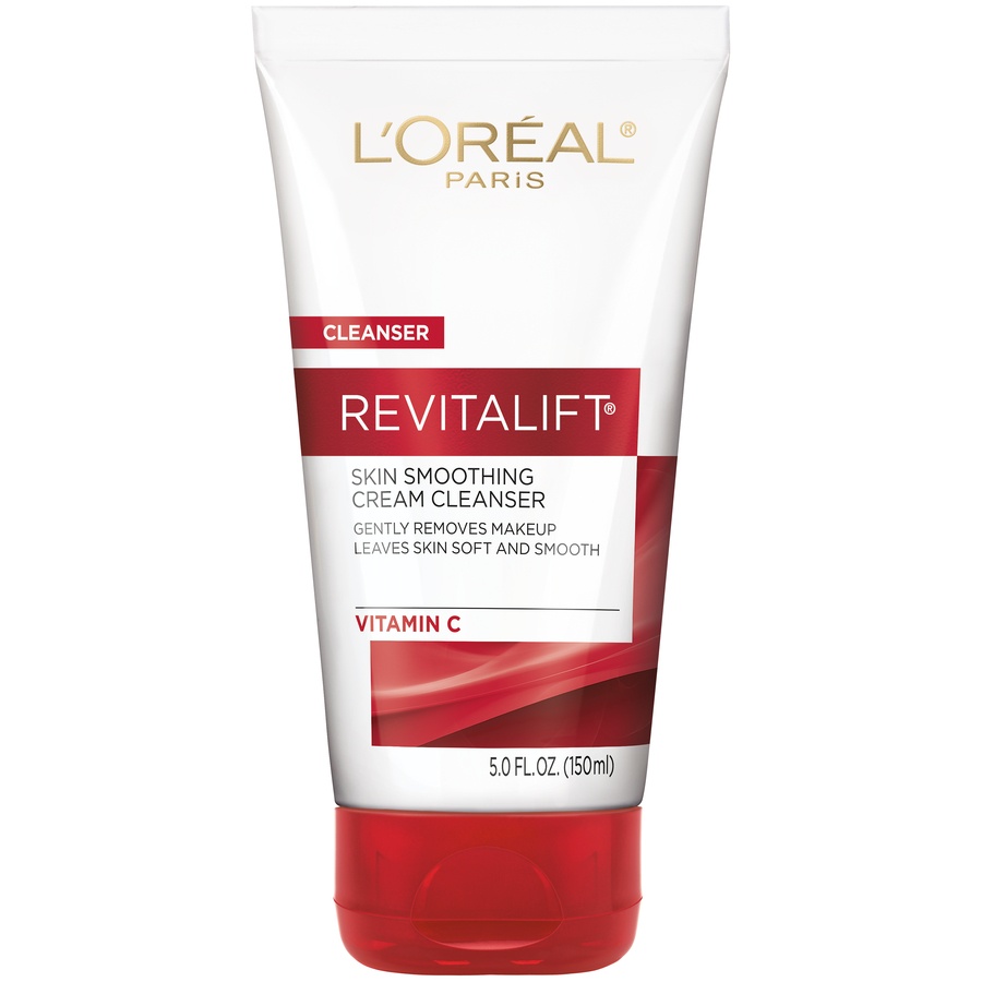 slide 1 of 2, L'Oréal Skin Expertise Revitalift Radiant Smoothing Cream Cleanser, 5 fl oz