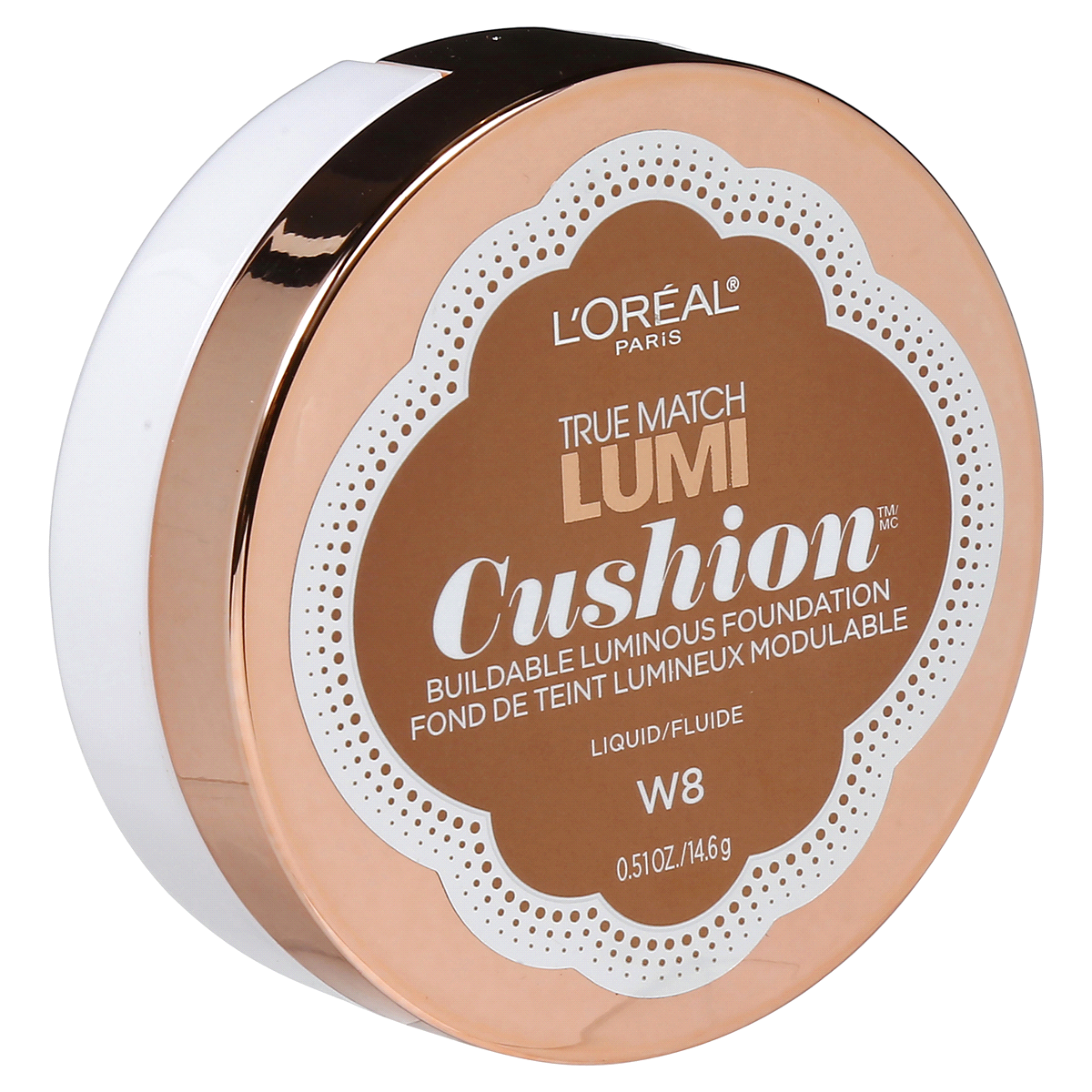 slide 2 of 3, L'Oréal True Match Cushion W8 Crme Caf, 51 fl oz