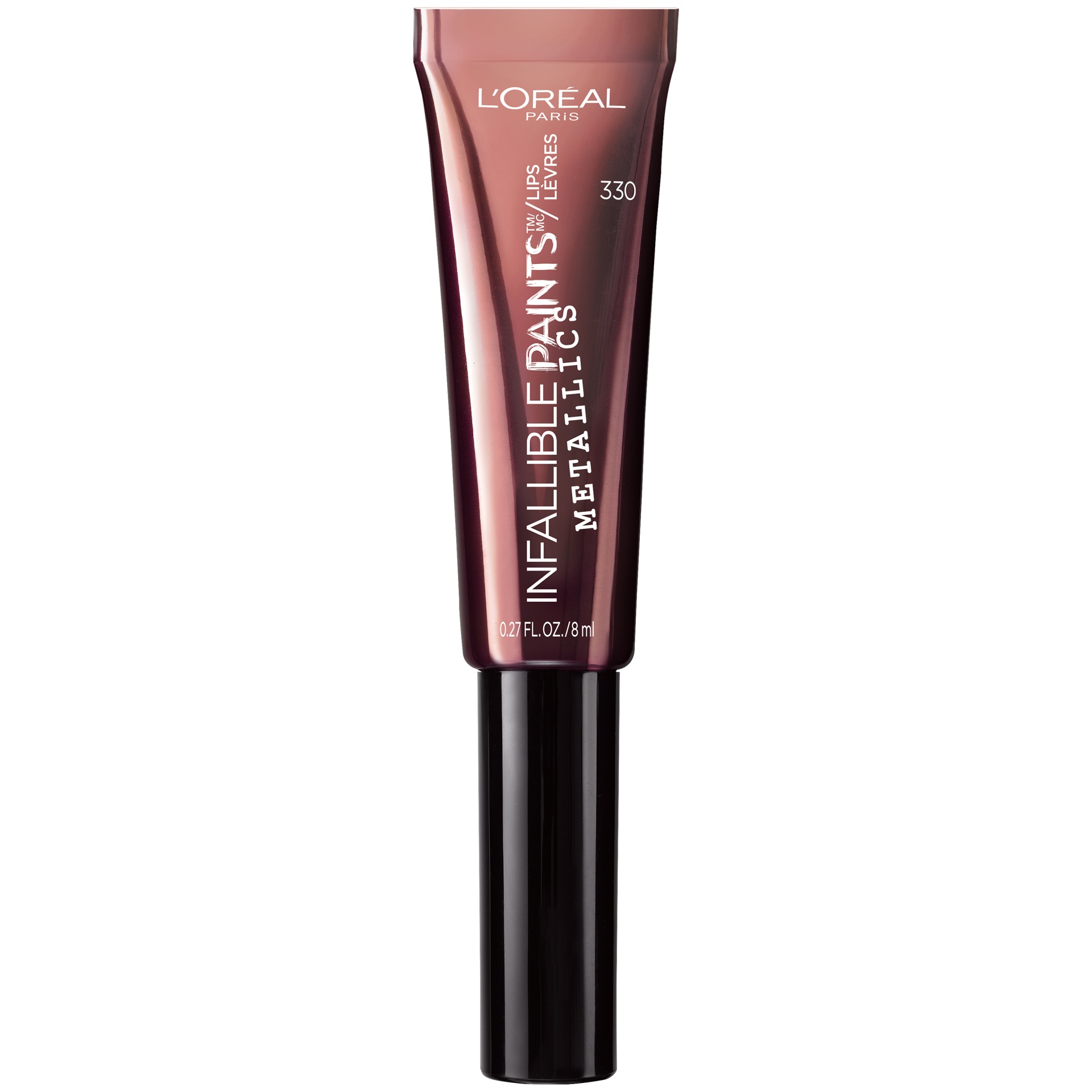 slide 2 of 2, L'Oréal Infallible Lip Paints - Metallic 330 Moon Lust, 0.27 fl oz