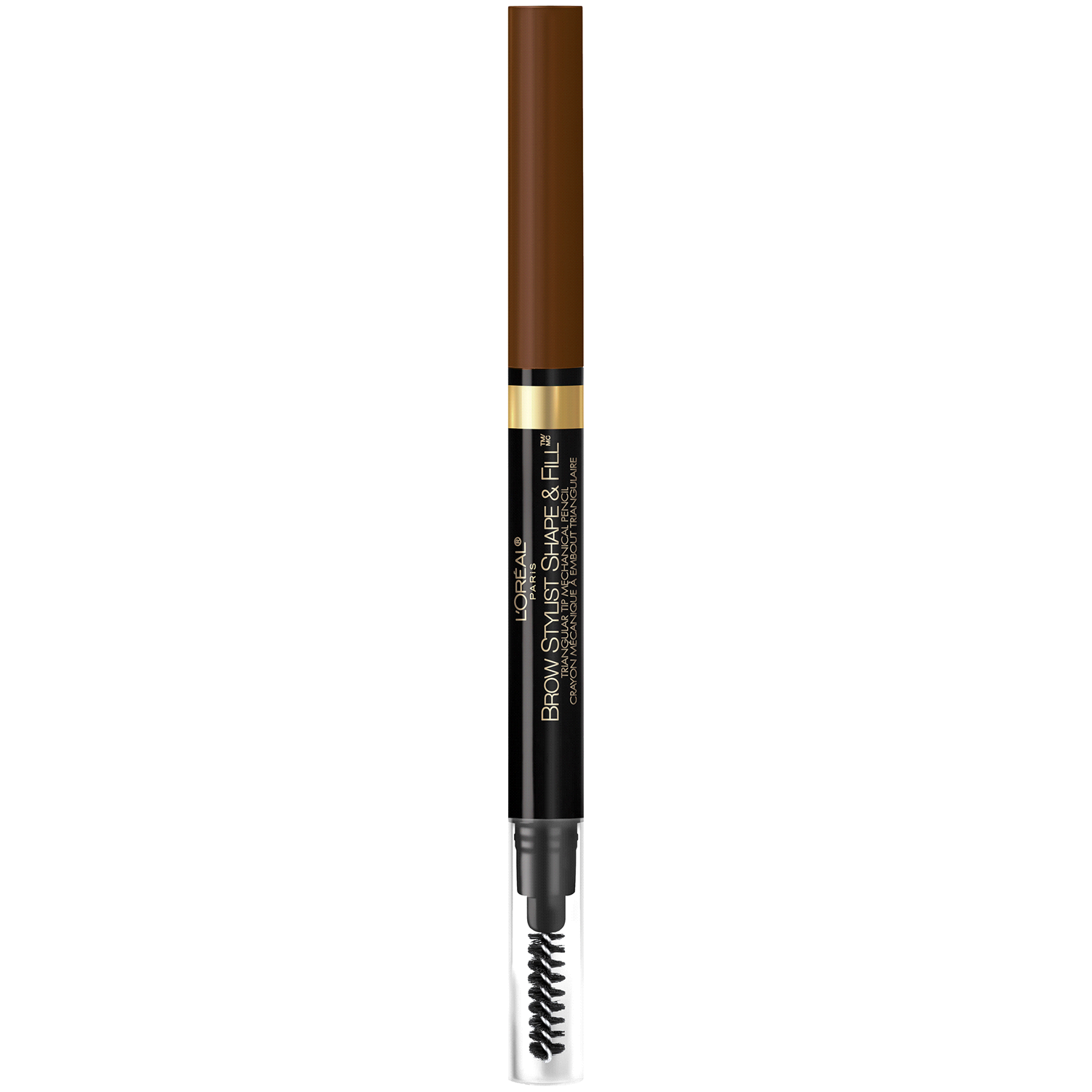 slide 1 of 1, L'Oréal Paris Brow Stylist Shape and Fill Pencil Brunette, 0.008 oz