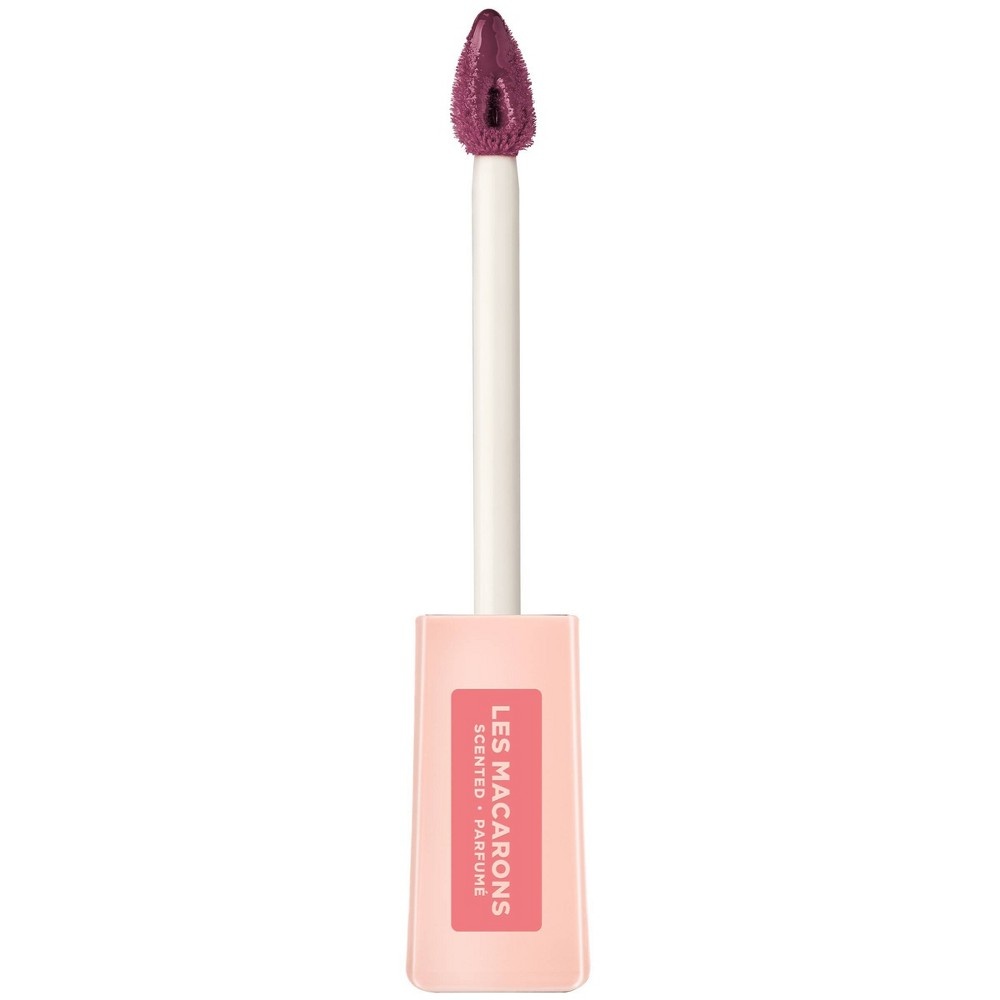 slide 4 of 6, L'Oréal Infallible Pro-Matte Les Macarons Scented Liquid Lipstick - Blackcurrant Crush, 0.21 oz