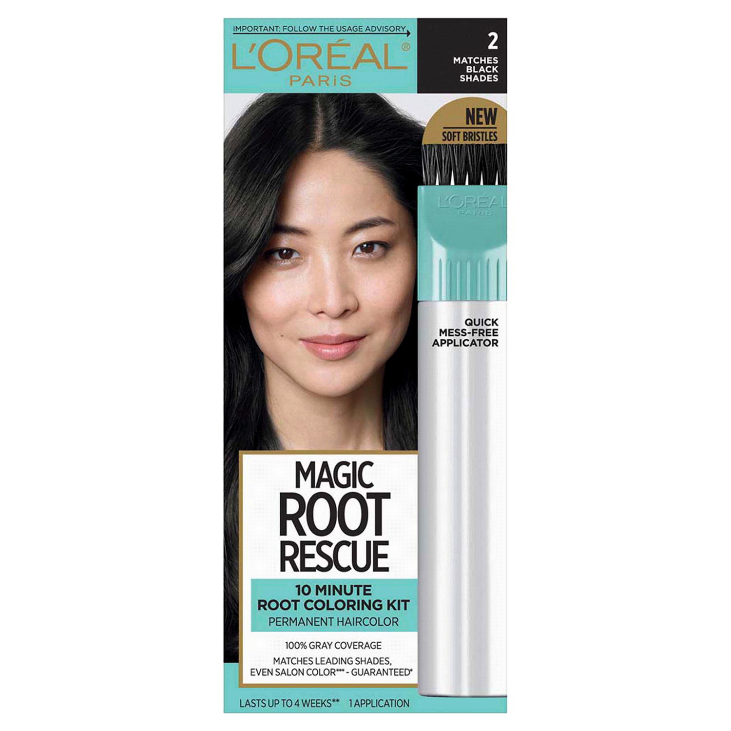 slide 1 of 3, L'Oréal Magic Root Rescue Black Hair Touch-Up, 1 ct
