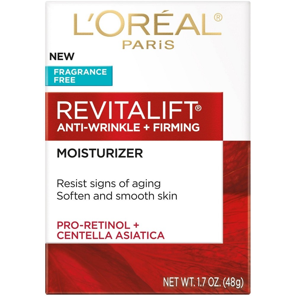 slide 3 of 8, L'Oreal Paris Revitalift Fragrance Free Anti-Wrinkle + Firming Moisturizer - 1.7oz, 1.7 oz