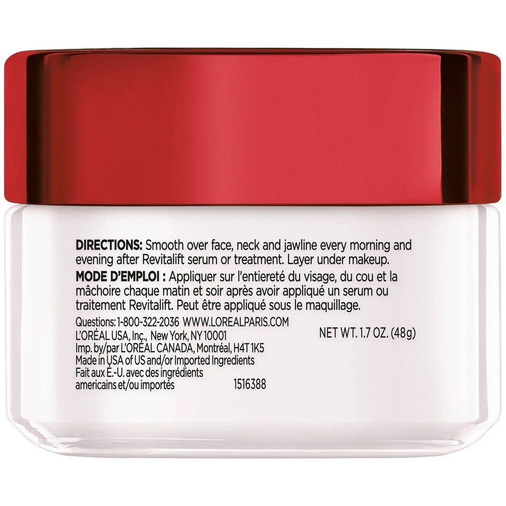 slide 4 of 8, L'Oreal Paris Revitalift Fragrance Free Anti-Wrinkle + Firming Moisturizer - 1.7oz, 1.7 oz