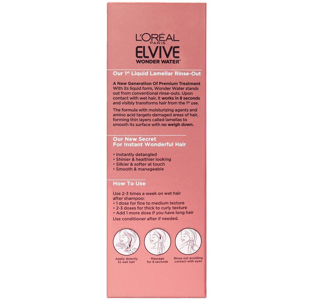 slide 2 of 5, L'Oréal Elvive Wonder Water Lamellar Rinse Out - 6.8 fl oz, 6.8 fl oz