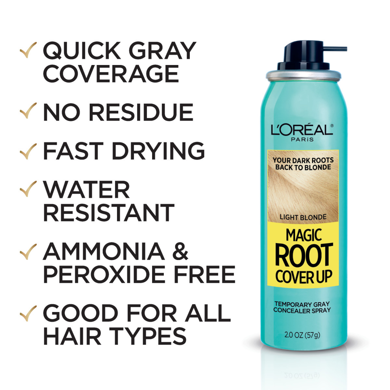 slide 6 of 8, L'Oréal Parislight Blond Magic Root Cover Up Spray, 1 ct