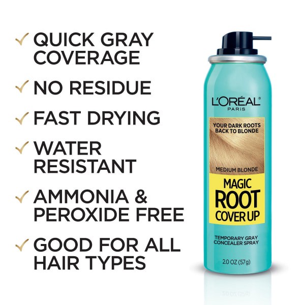 slide 13 of 29, L'Oréal Magic Root Cover Up - Medium Blonde - 2oz, 2 oz