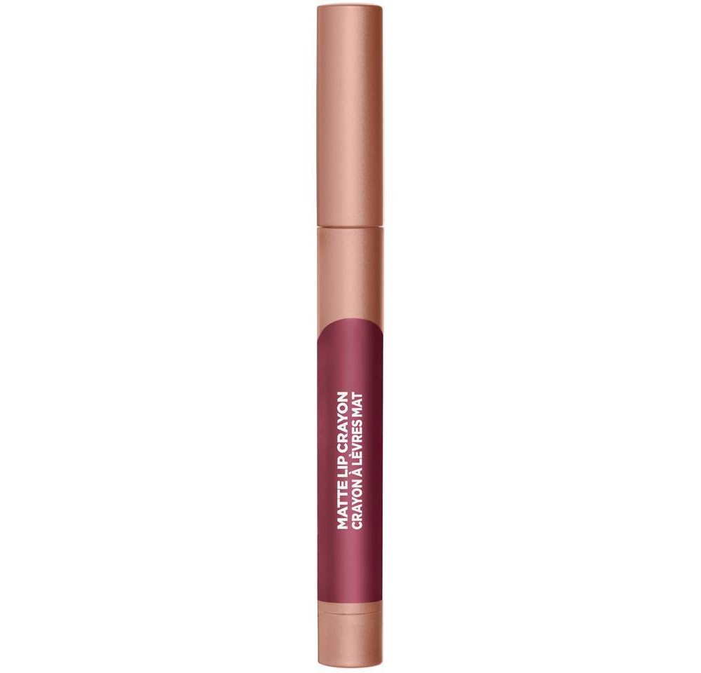 slide 3 of 4, L'Oréal Infallible Matte Lip Crayon - Sizzling Sugar, 04 oz