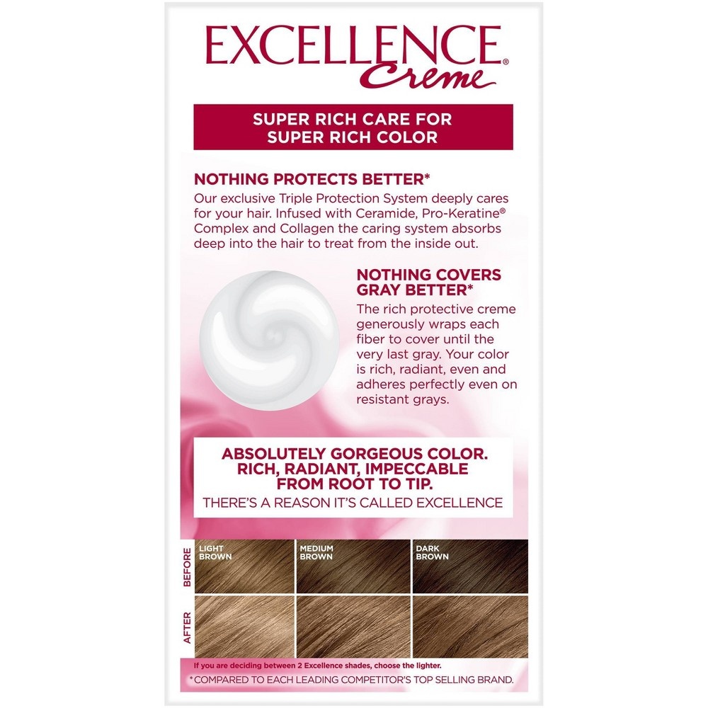 slide 3 of 6, L'Oréal Creme Permanent Triple Protection Hair Color, 1 ct