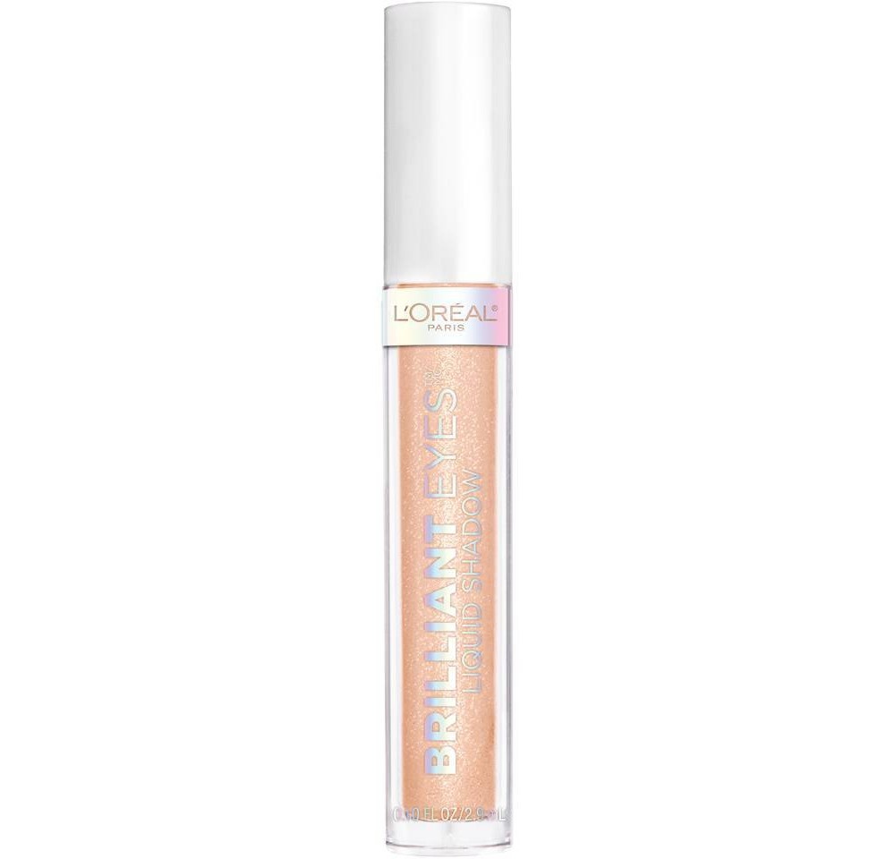 slide 3 of 4, L'Oréal Brilliant Eyes Shimmer Liquid Eyeshadow Makeup - Crystal Shine, 0.1 oz