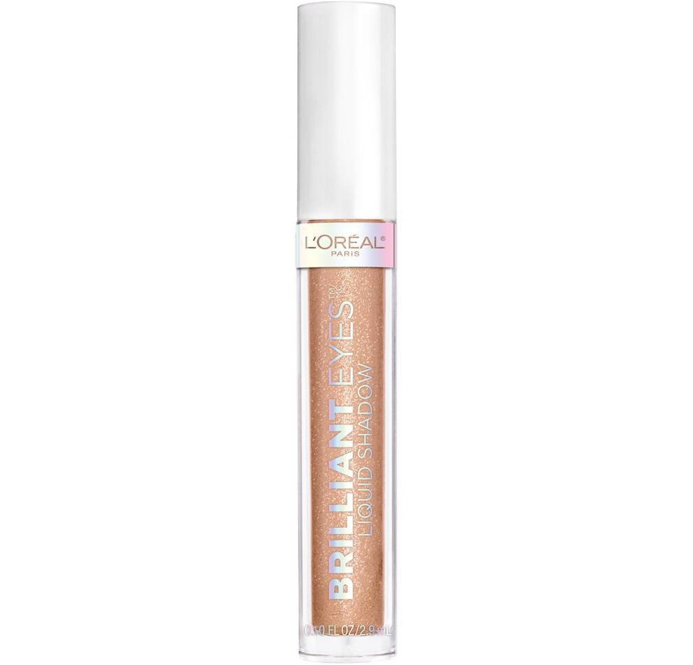slide 4 of 4, L'Oréal Brilliant Eyes Shimmer Liquid Eyeshadow Makeup - Amber Sparkle, 0.1 oz