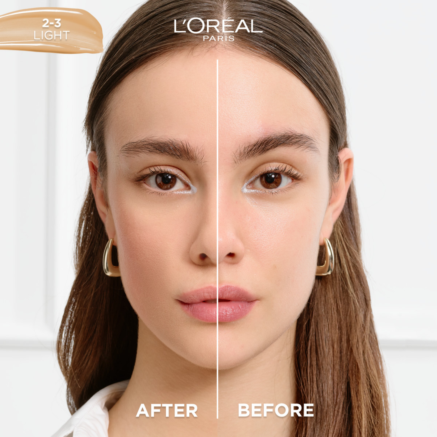 slide 6 of 8, L'Oréal L'Oreal Paris True Match Nude Hyaluronic Tinted Serum Hydrates All-In-1, Light 2-3, 1 fl oz