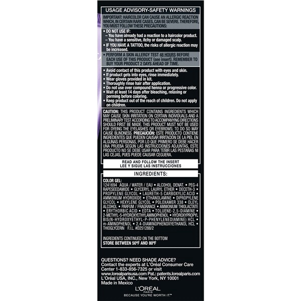 slide 13 of 25, L'Oréal Cool Blonde Fade-Defying Shine Permanent Hair Color Ultra Ash Very Light Blonde, 1 ct