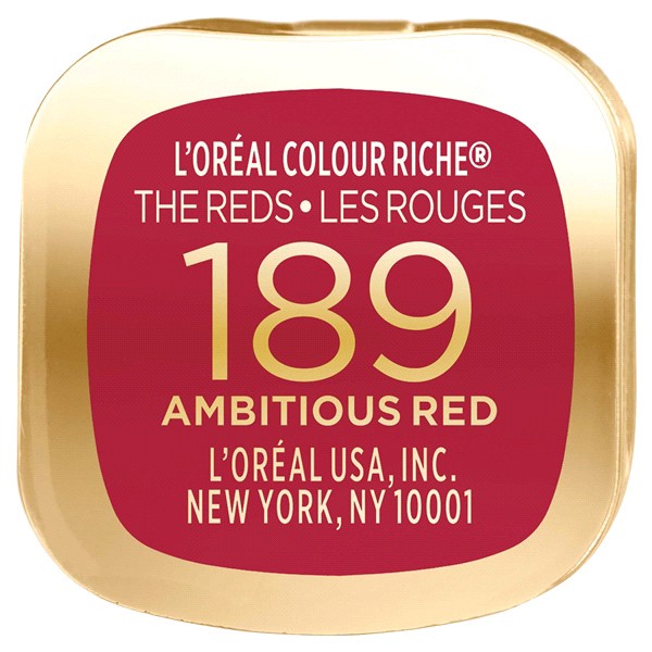slide 16 of 29, L'Oréal Ambitious Red 189 Lipstick 0.13 oz, 0.13 oz