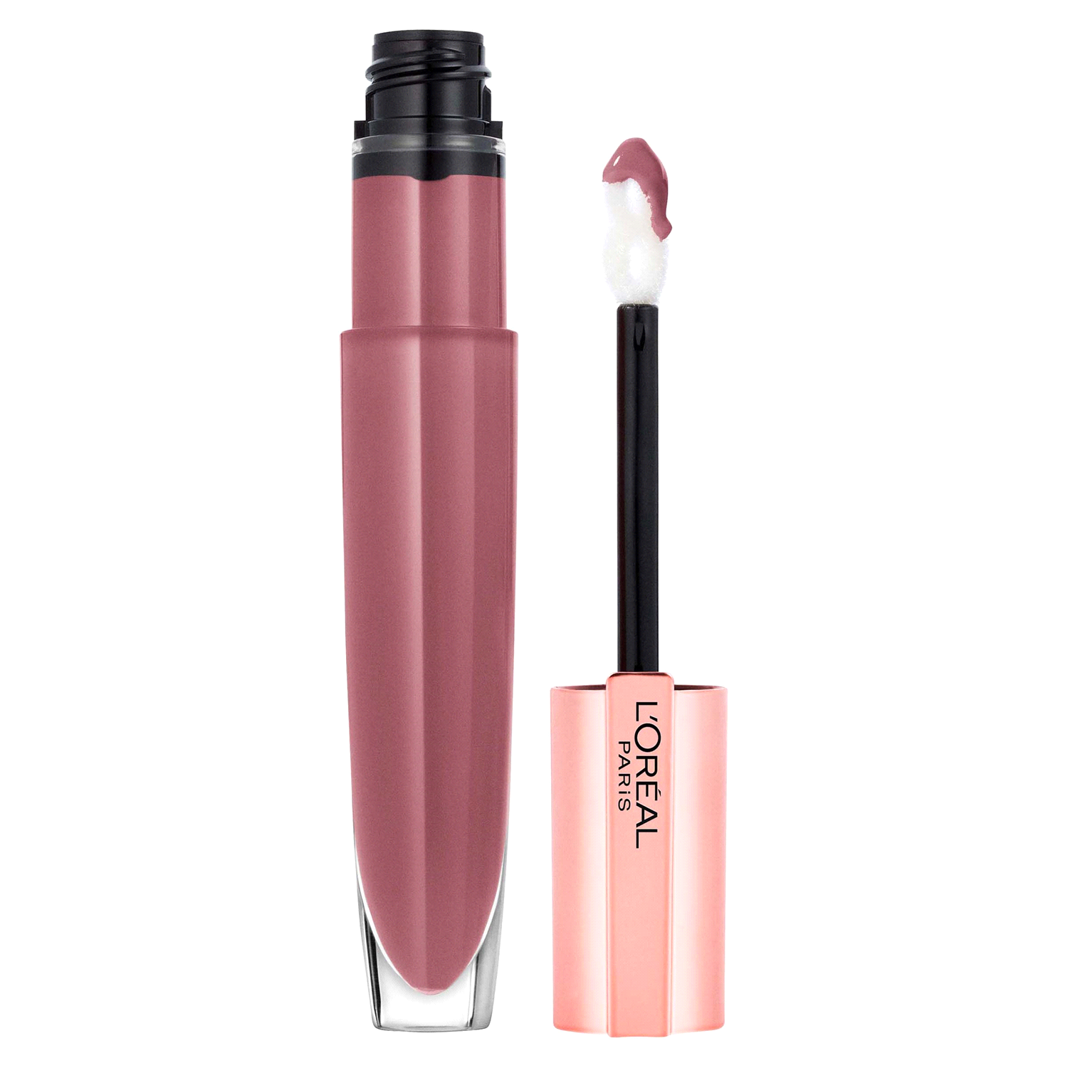 slide 2 of 5, L'Oréal L'Oreal Paris Glow Paradise Lip Balm-in-Gloss with Pomegranate Extract, Rose Harmony, 0.23 fl oz
