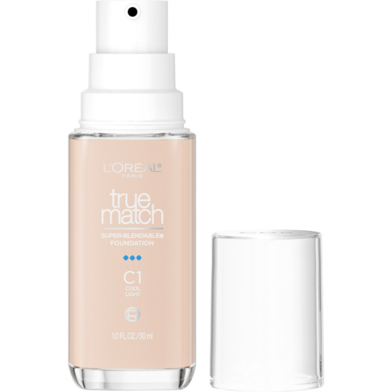 slide 1 of 2, L'Oréal True Match Cool Light C1 Super-Blendable Foundation 1.0 fl oz, 1 fl oz