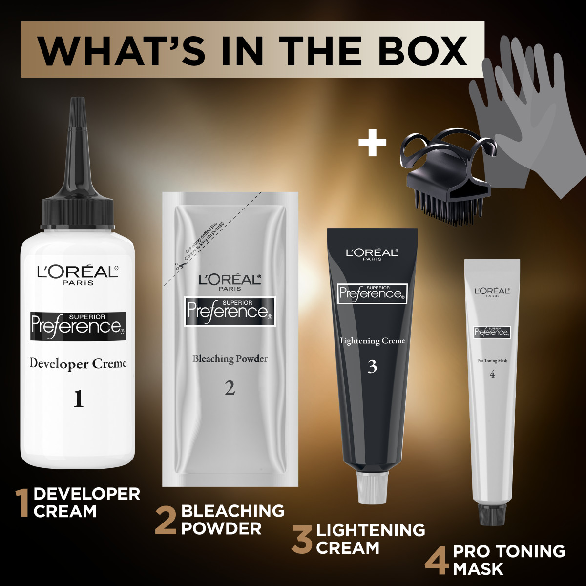 slide 2 of 5, L'Oréal Bayalages Highlights Permanent Haircolor for Medium Brown to Dark Brown Hair 1 ea, 1 ct