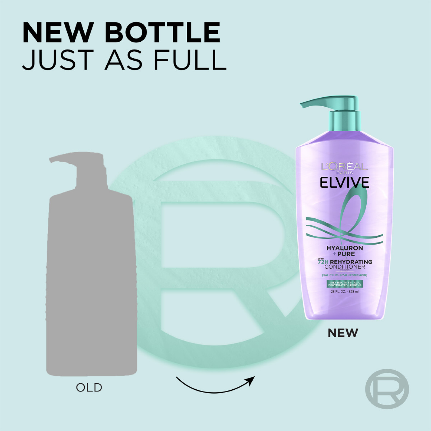 slide 7 of 7, L'Oréal Elvive Hyaluron Pure Rehydrating Conditioner for Oily Hair - 28 fl oz, 28 fl oz