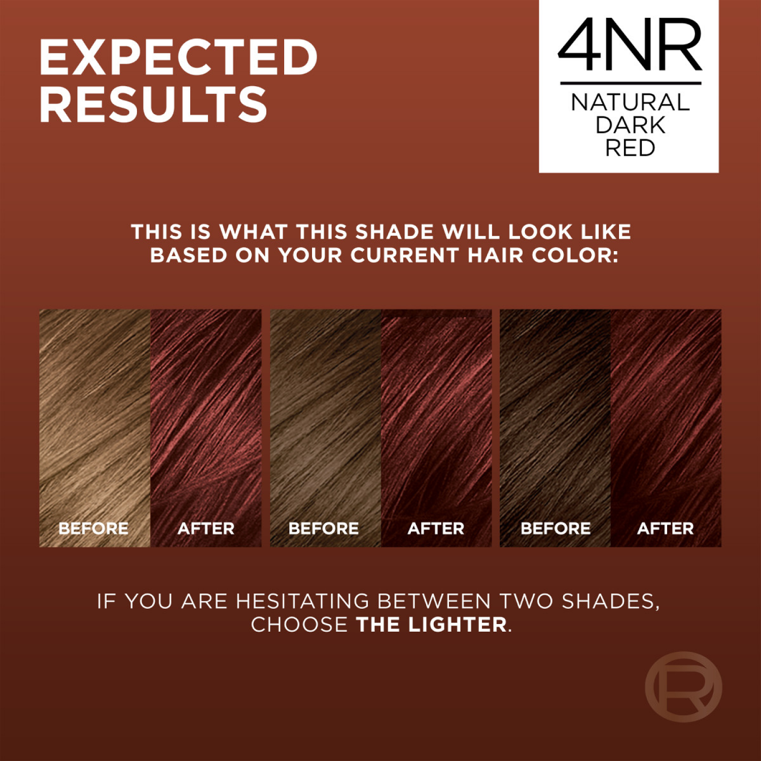 slide 6 of 7, L'Oréal Excellence Universal Nudes Ammonia Free Permanent Hair Color - 4NR Natural Dark Red - 6.3 fl oz, 6.3 fl oz